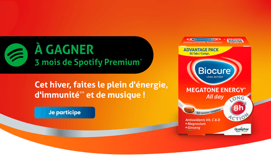 Biocure - Gagnez 3 mois de Spotify Premium>
